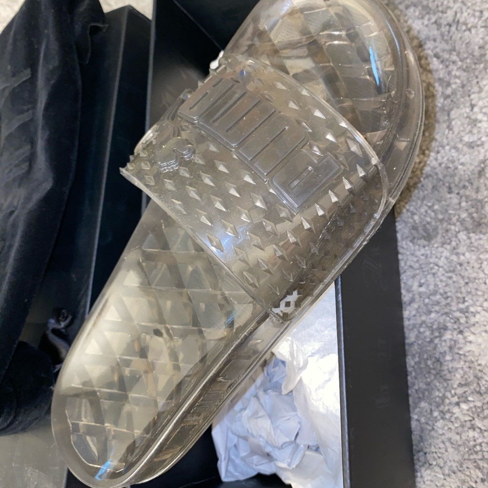 Fenty jelly slides/ black tint shade